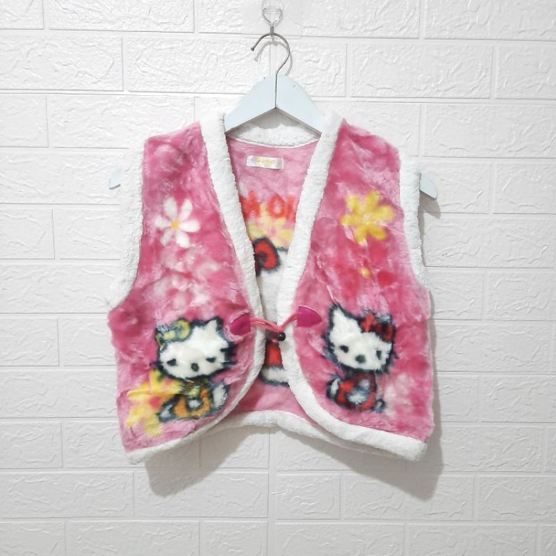 Rompi Kimtan Bulu Anak Hello Kitty