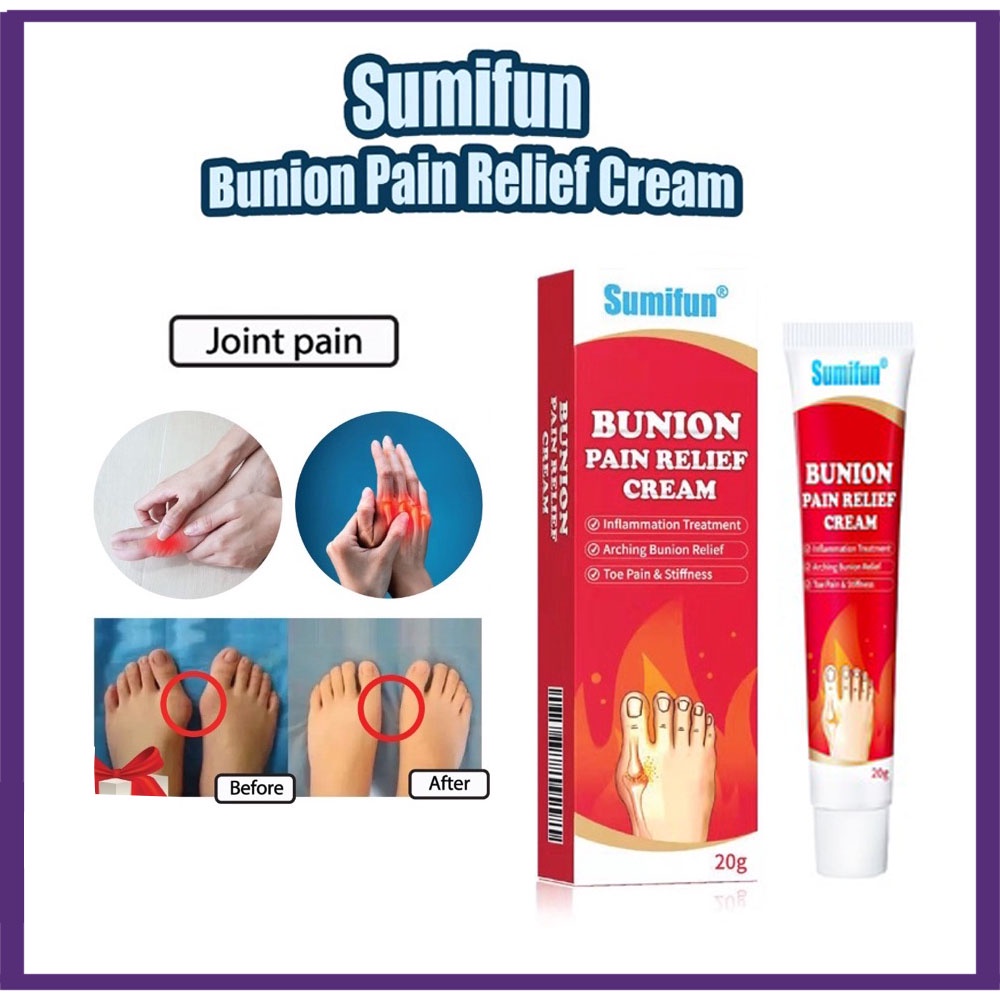 Sumifun Arthritis Cream Pereda Nyeri Sendi Bunion Pain Relief Cream Joint Pain Rheumatism Plaster Pa