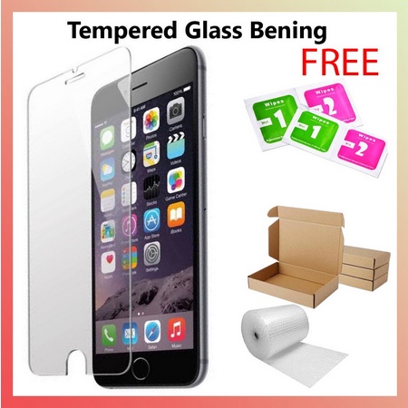 Tempered Glass Clear Bening for Xiaomi + Packing Kardus Dan Tisu