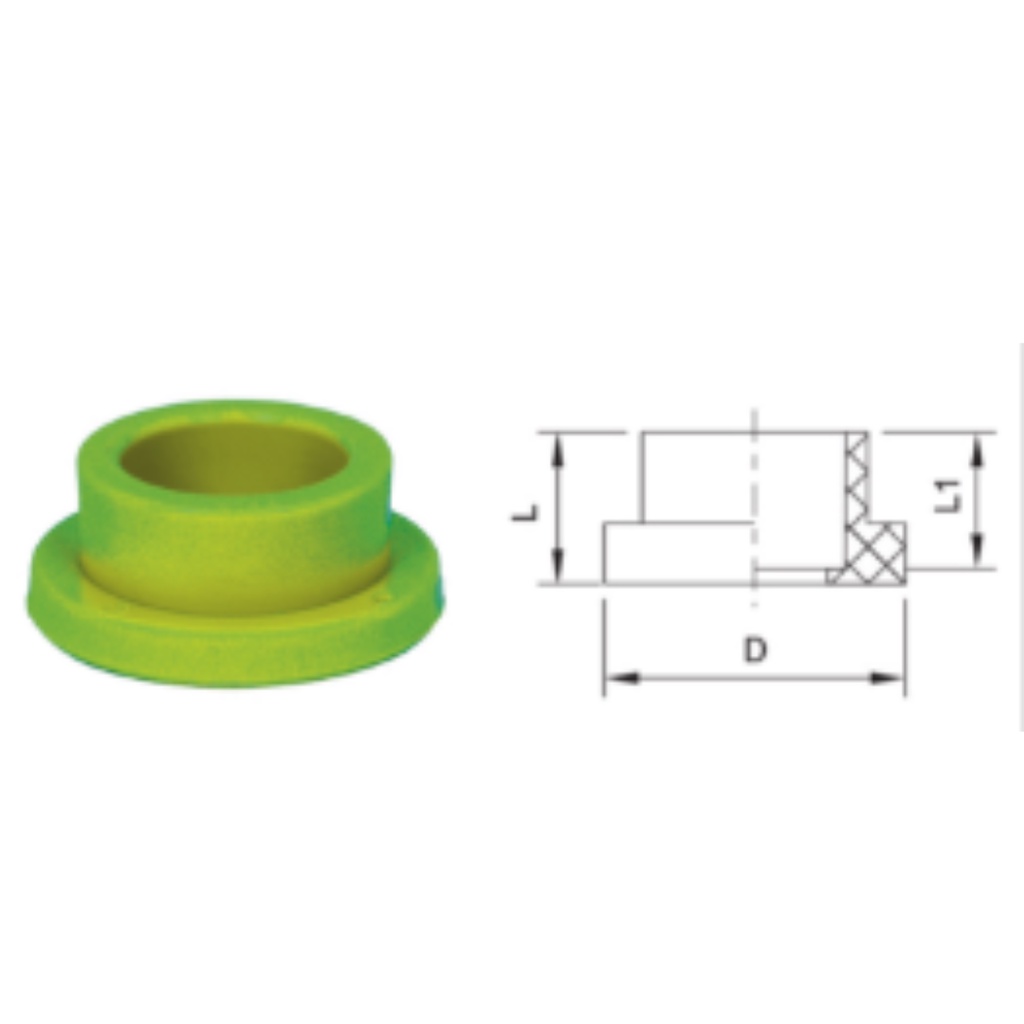 Lesso PPR Stub Flange dn40 1 1/4&quot; / Soc x Flange 1-1/4 inch / PPR