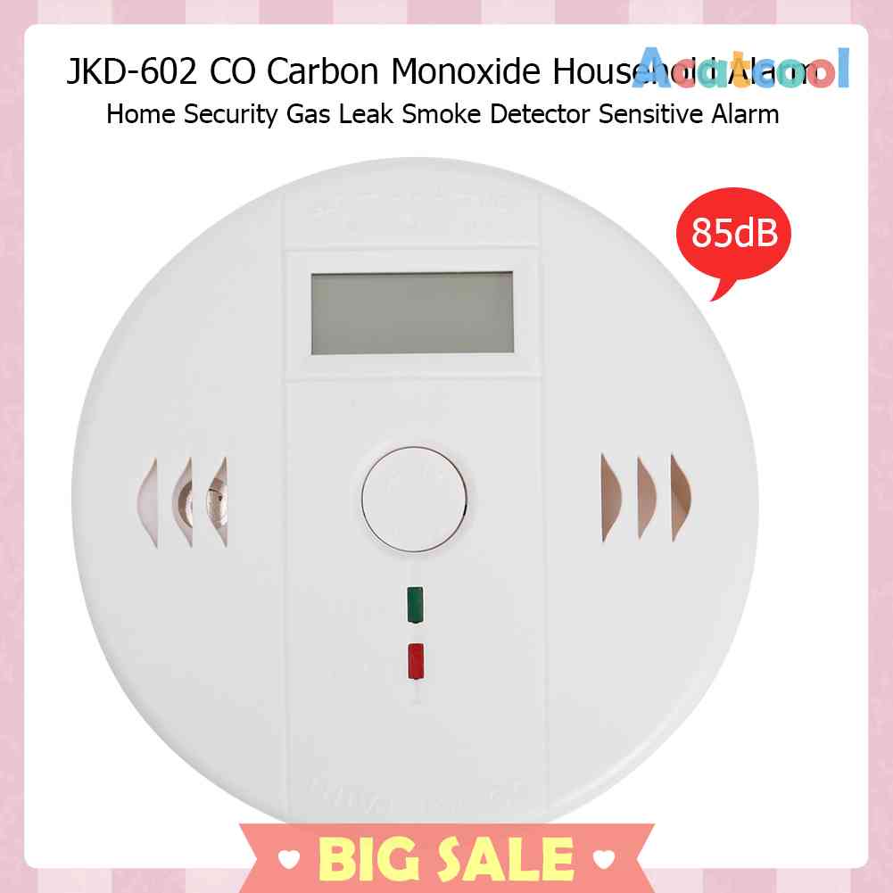 Alarm Sensor Karbon Monoksida Indikator LED Mudah Dipasang Untuk Rumah