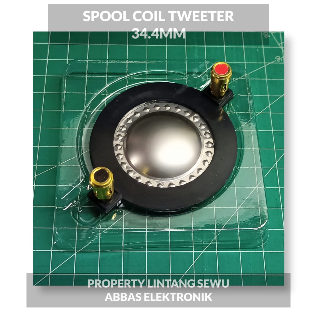 SPOOL COIL TWEETER  34.4 SPUL KOIL TWITER TWITTER TWETEER SPEAKER 34.4MM TAIWAN spul tweater