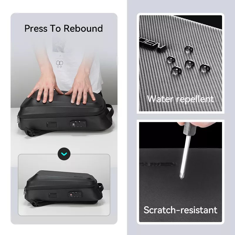 MR2958 Tas Mark Ryden Ransel Pria Cowok Laptop 15.6 USB TSA Hardcase