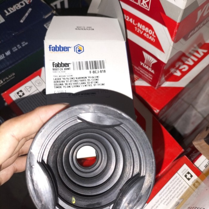Karet boot cv joint roda depan dalam sirion heiker
