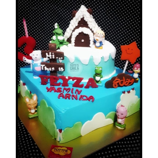 

BOLU ULANG TAHUN KARAKTER 22 CM bawah dan Atas 12 CM BLACKFOREST KLASIK/BOLU ULANG TAHUN/BIRTHDAY CAKE/ANNIVERSARY