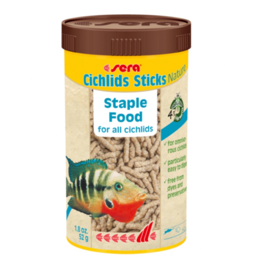 Sera Cichlid Sticks - Cichlid Food Makanan Ikan Cichlid Pelet Cichlid Besar