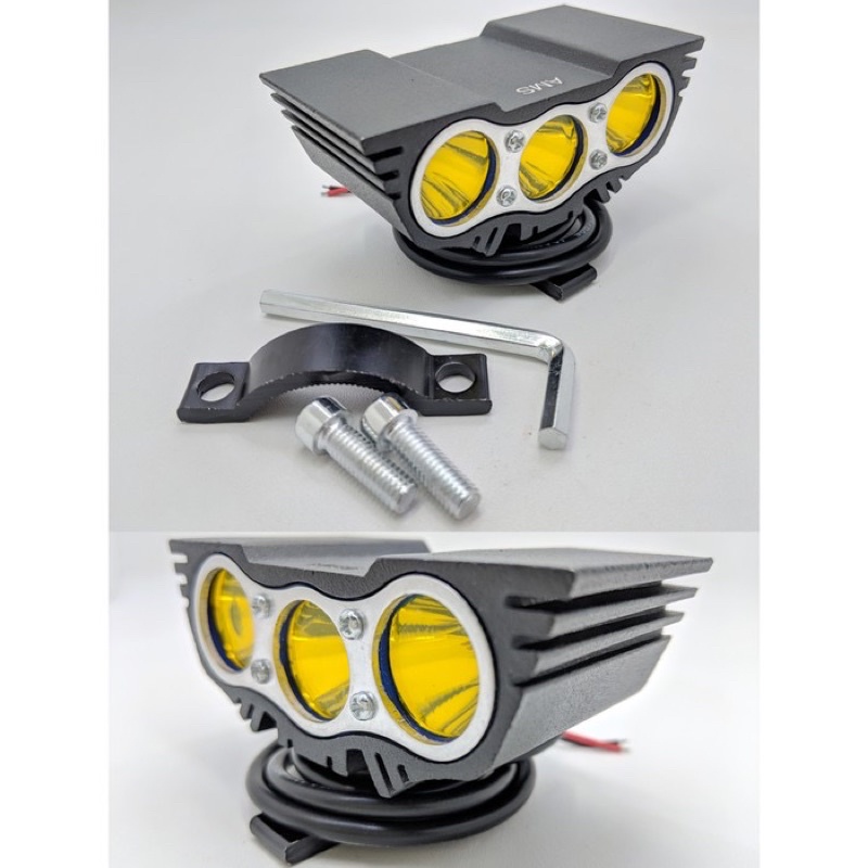 LAMPU TEMBAK OWL LAMPU SOROT LED 3 MATA DAN 2 MATA OWL 30 WATT NYALA 3 MODE KLX CRF WR155 SUPERMOTO ENDURO ADVENTURE