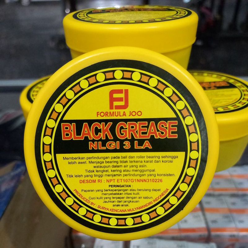 Black Grease NLGI 3 LA Formula Joo