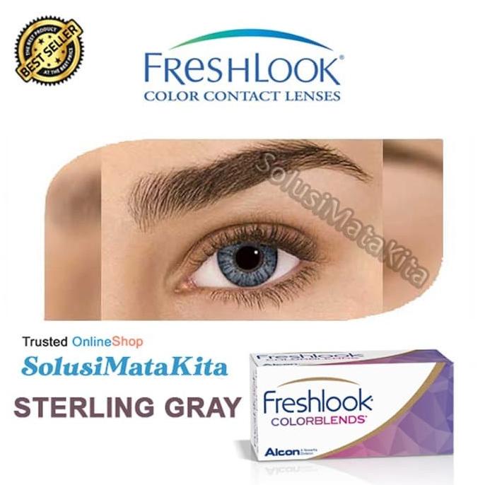 Softlens Freshlook ColorBlends - Sterling Gray -3.25 s/d -8.00 | Alcon