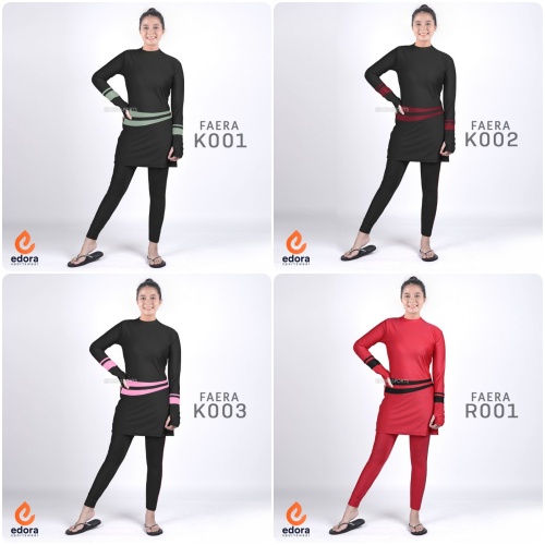 Edora Sportswear Faera Baju Renang Wanita - Baju Diving Wanita