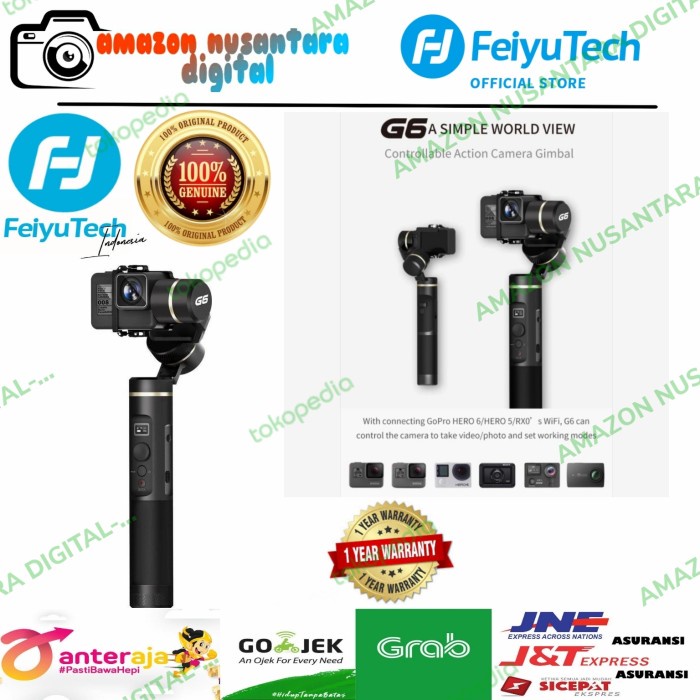 Sta Feiyutech G6 Handheld Gimbal For Gopro Hero 7/6/5/4 Stabilizer