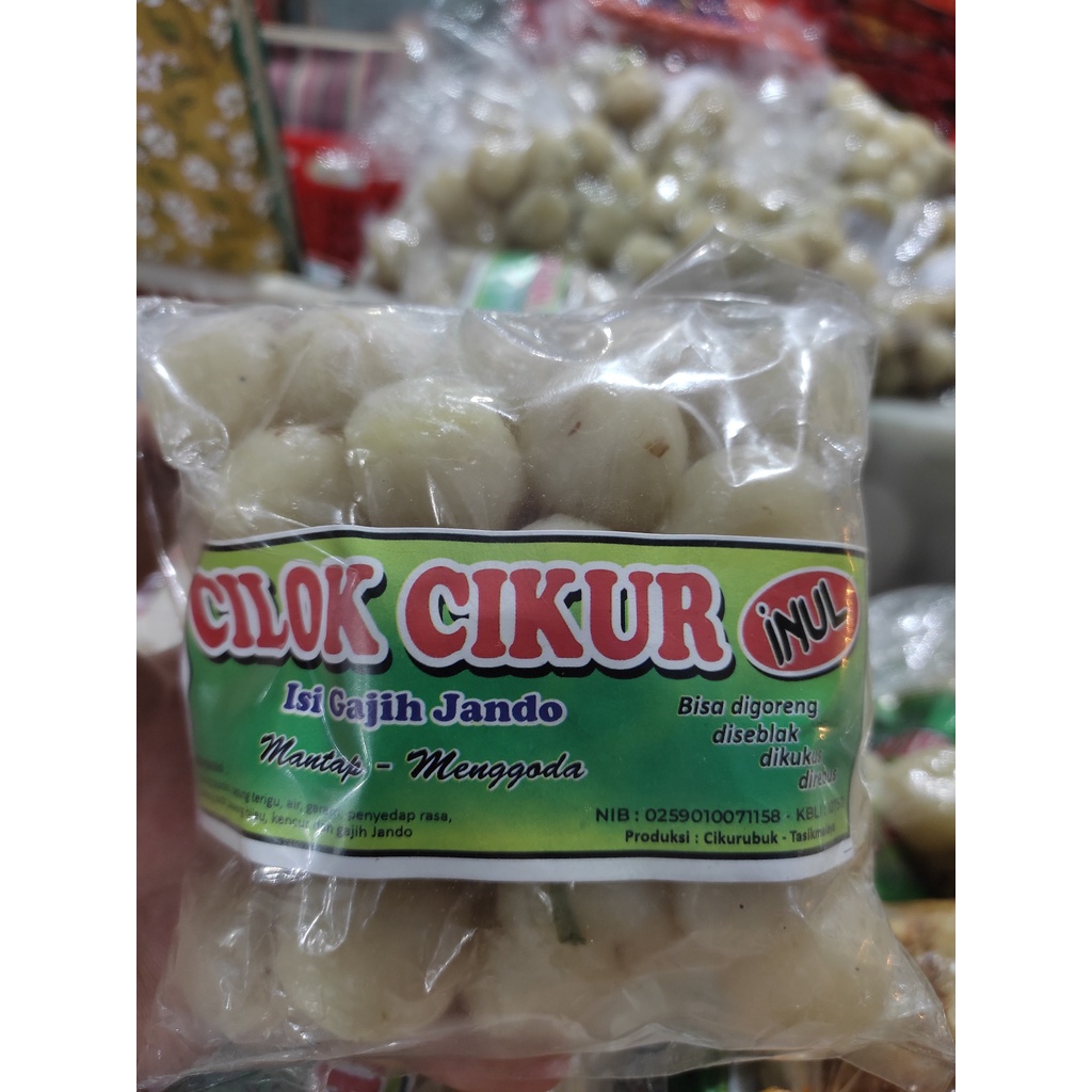 

Cilok isi Cilok rasa cikur