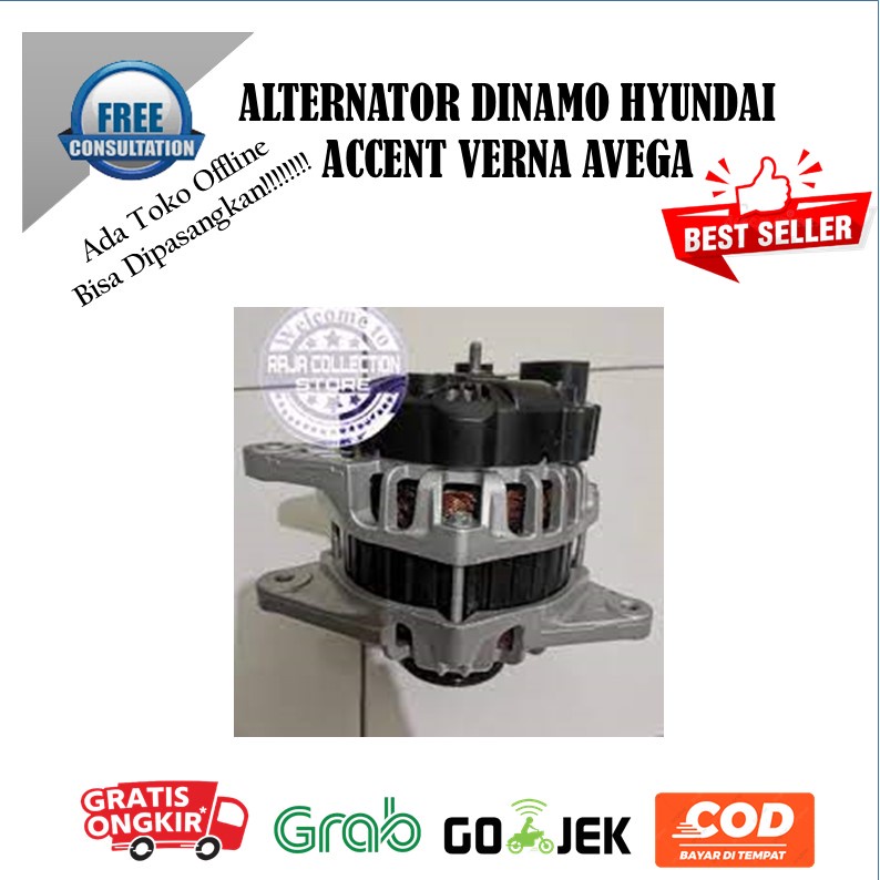 Alternator Dinamo Accent Verna Avega Alternator Dinamo Chase Hyundai Verna Avega