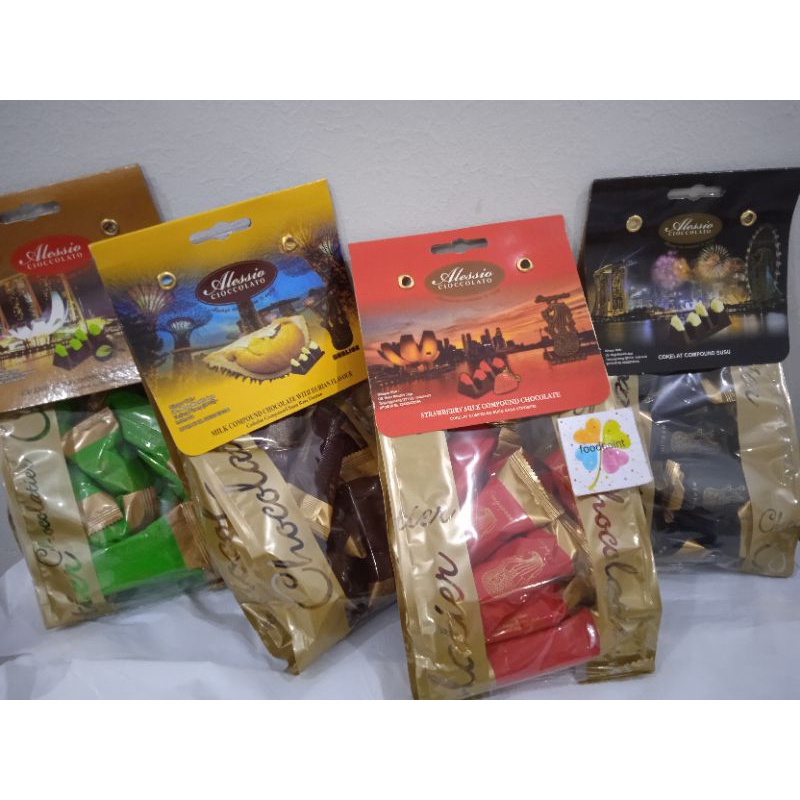 

foodpoint # Coklat 150gr Alessio Merlion Bar Chocolate