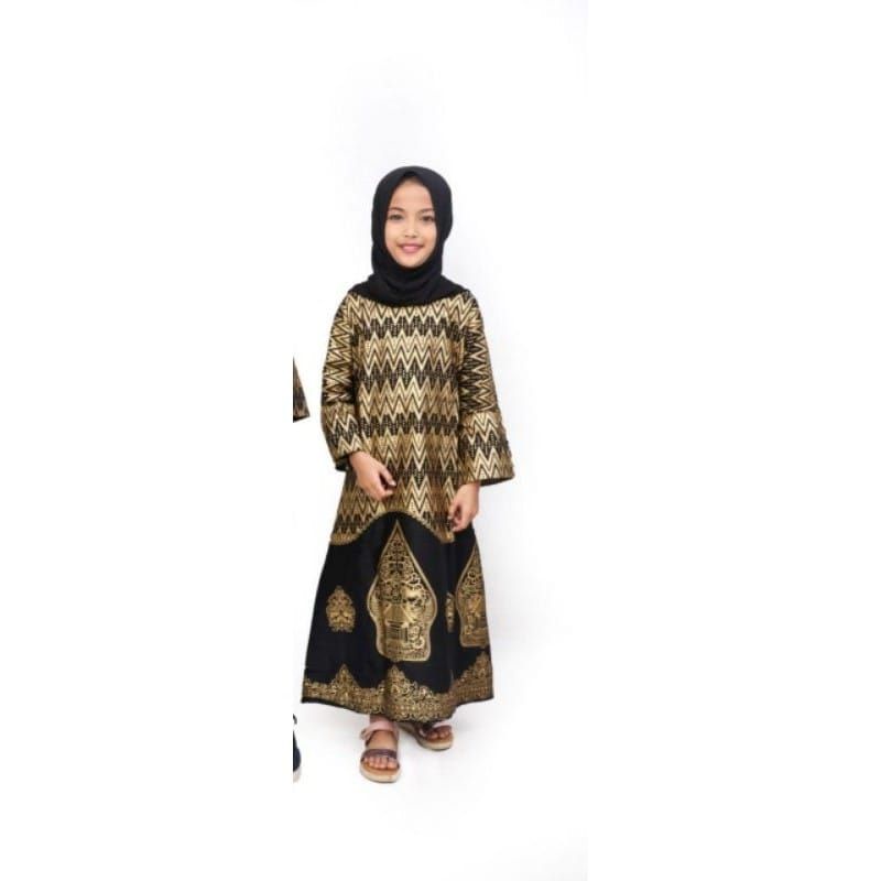 Batik couple keluarga modern batik keluarga gamis jumbo termurah di shopee Baju batik keluarga wayang prodo