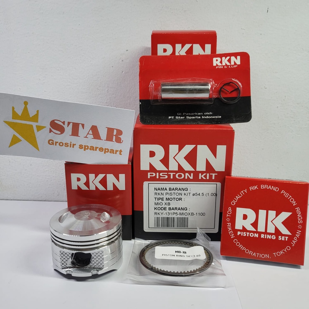PISTON KIT MIO XB DOME BIG BORE UP RIK RKN RIKEN PEN 15