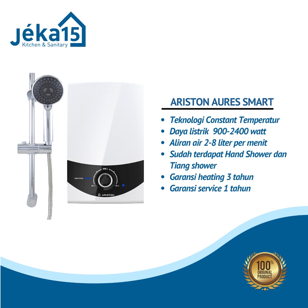 ARISTON AURES SMART | WATER HEATER LISTRIK INSTANT