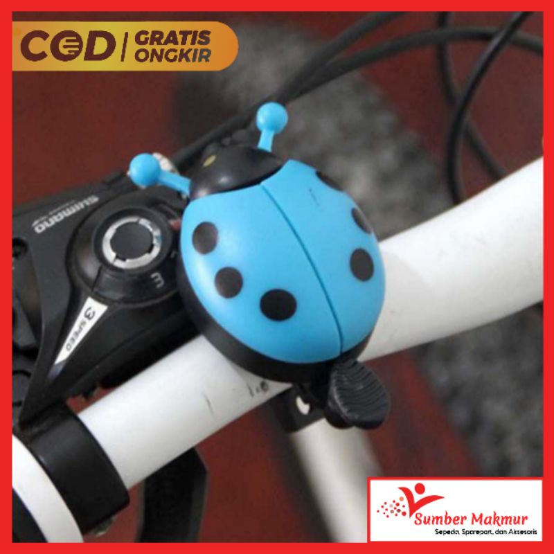 Bel Sepeda Karakter Anak Model Kumbang Alumunium Alloy