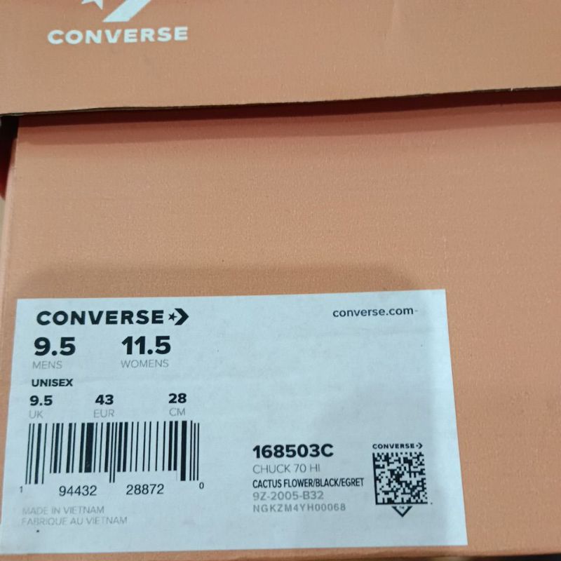 sepatu Converse Chuck 70 HI 168503C