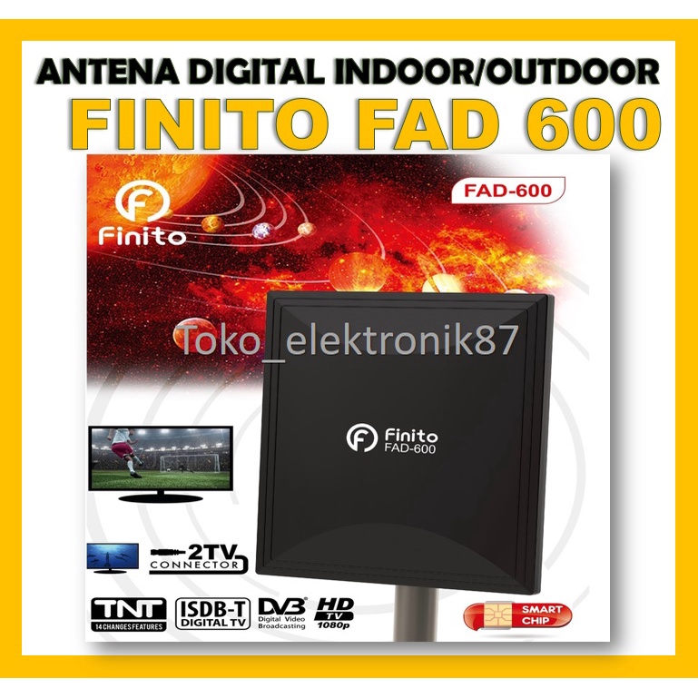 Antena Digital Finito FAD 600 Indoor dan Outdoor