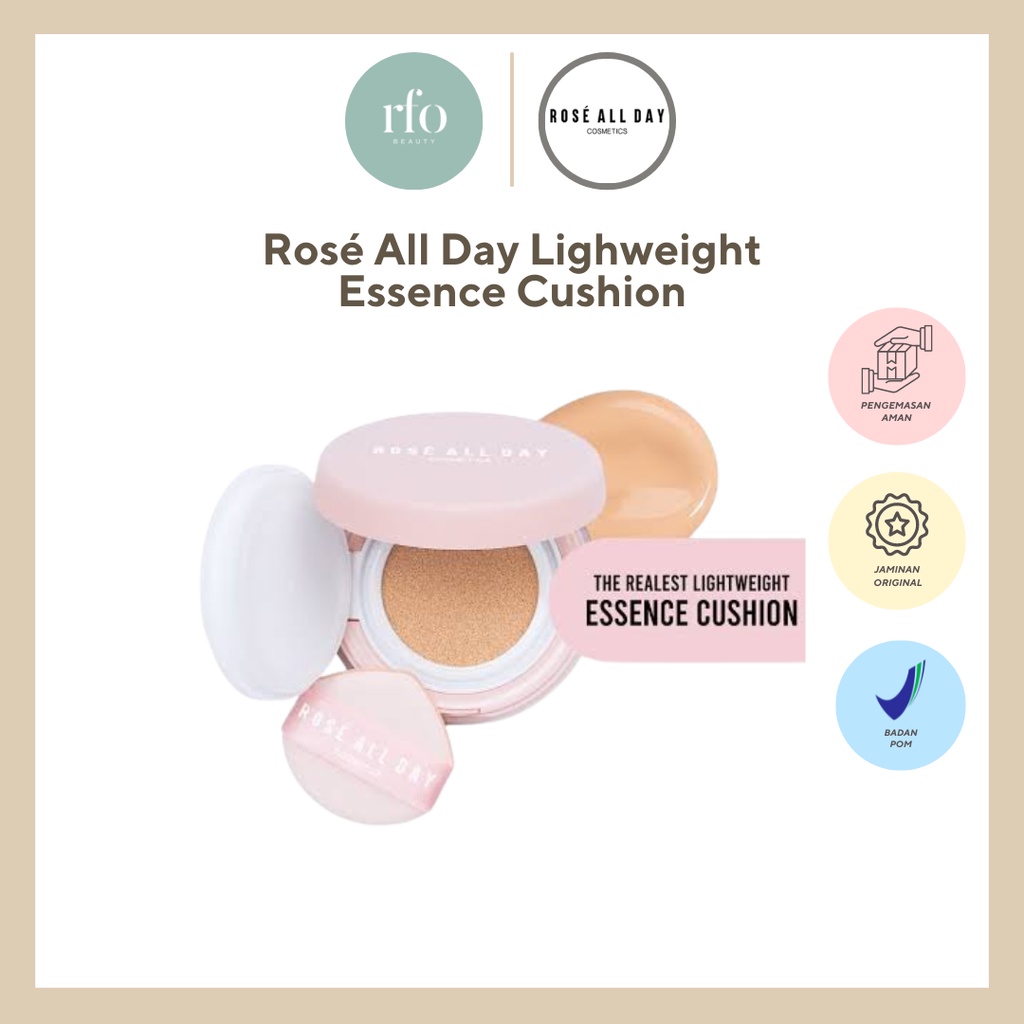 Rosé All Day The Realest Lightweight Essence Cushion