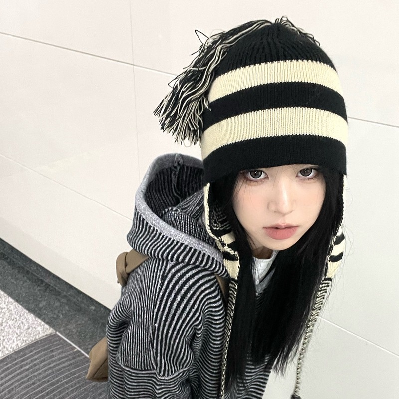 Jual Topi Beanies Pelindung Telinga Desain Anime Okazaki Shinichi NANA 