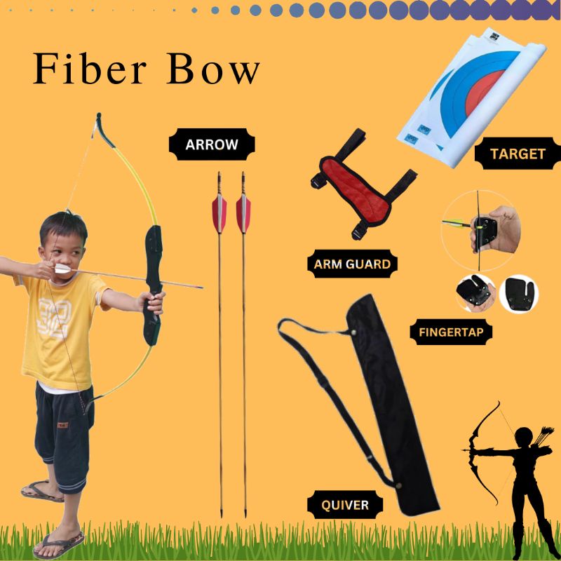 Paket Busur Panah Panahan Anak SD Lengkap