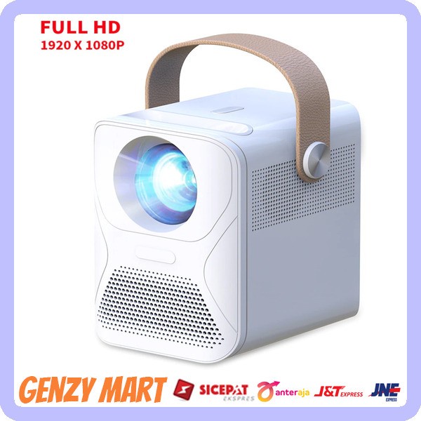 Aumiro Proyektor Mini Projector Android 1080P 4000 Lumens X6