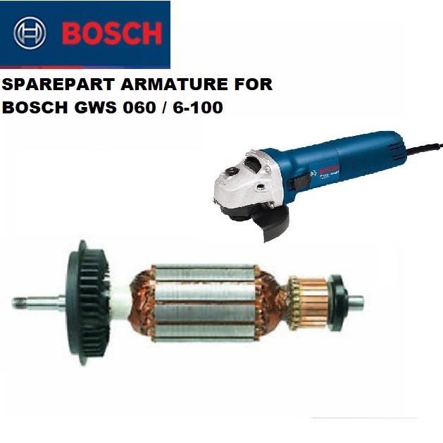 [COD] Sparepart Armature / Gulungan Dinamo Gerinda Bosch Gws 060 / 6-100 / Perlengkapan Rumah Tangga