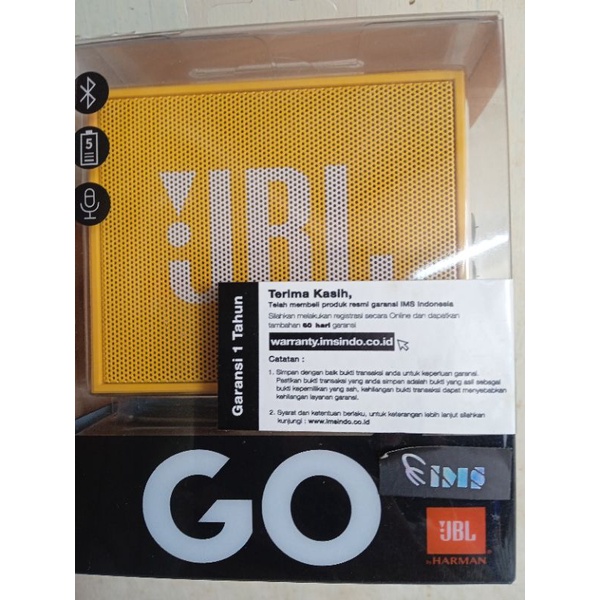 Speaker JBL GO Harman Original