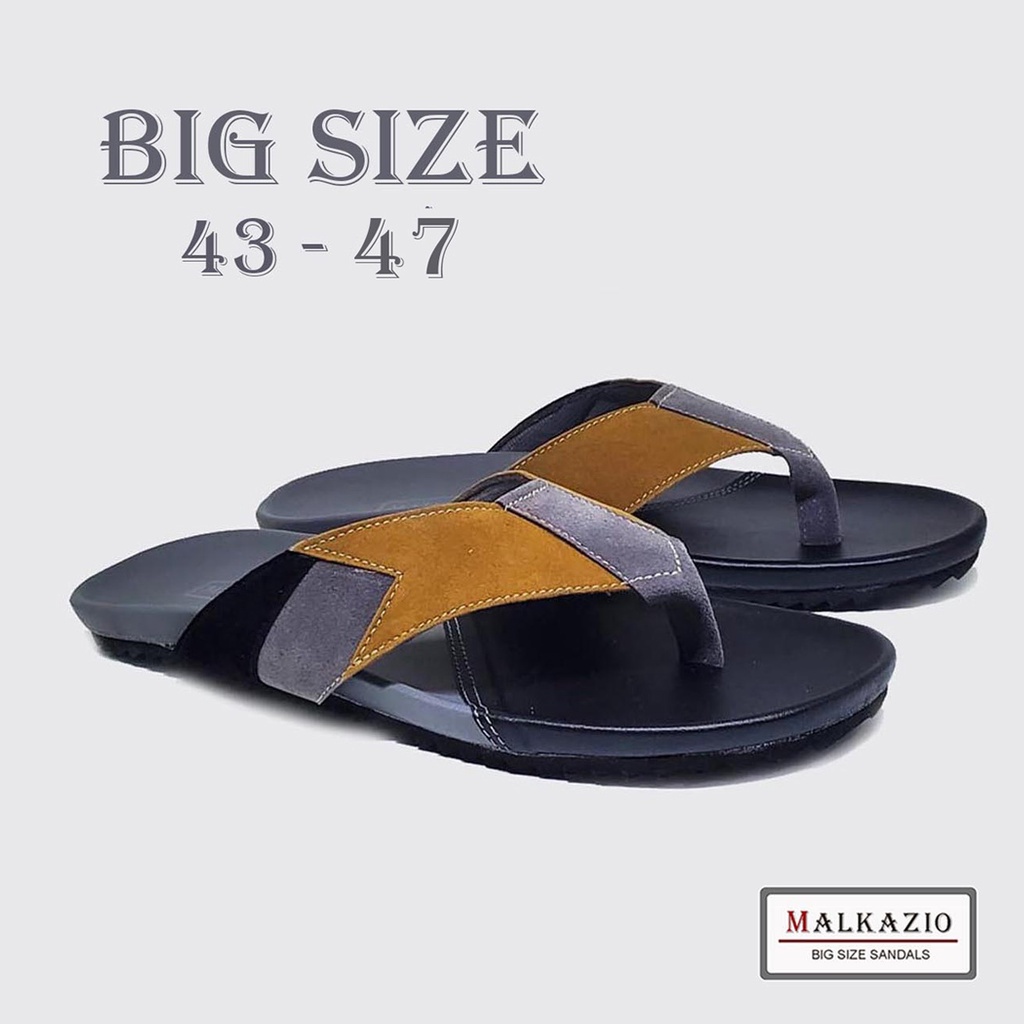 Mzio - BIG SIZE Series | Sandal Pria Ukuran Besar Size 43 44 45 46 47 | Sendal Ukuran Jumbo | ORIGINAL