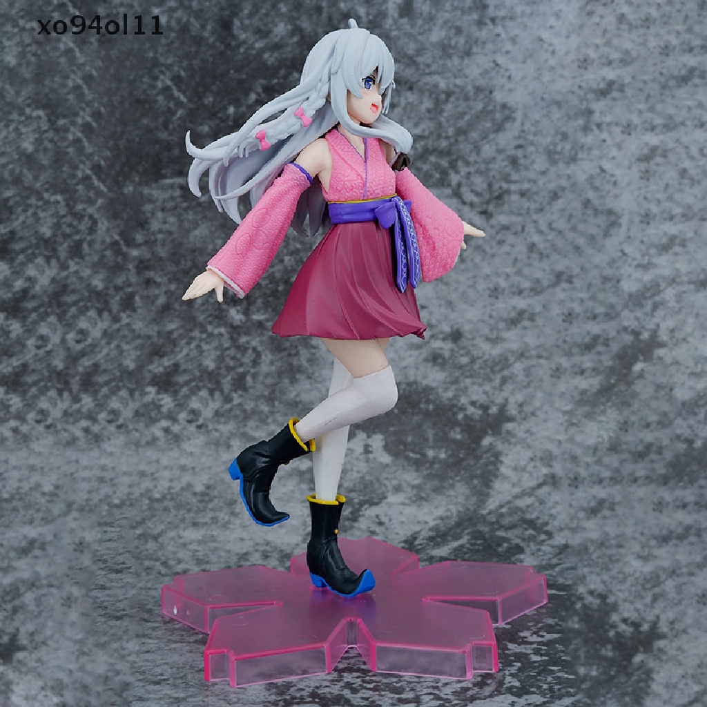 Xo Mainan Action Figure Anime Wandering Witch The Journey of Elaina Majo No Tabitabi Elaina Taito Bahan PVC Ukuran 20cm Untuk Koleksi