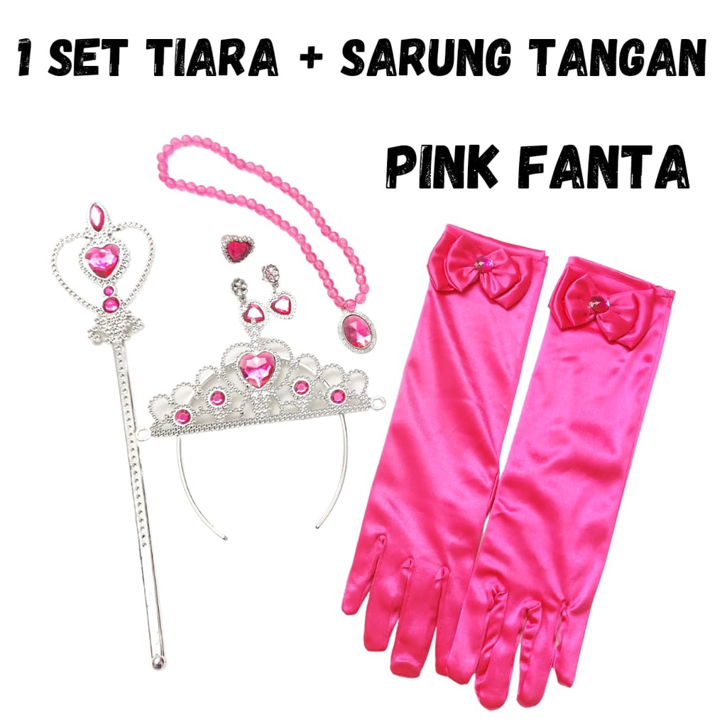 Tiara Aksesories Anak Princess 5 in 1