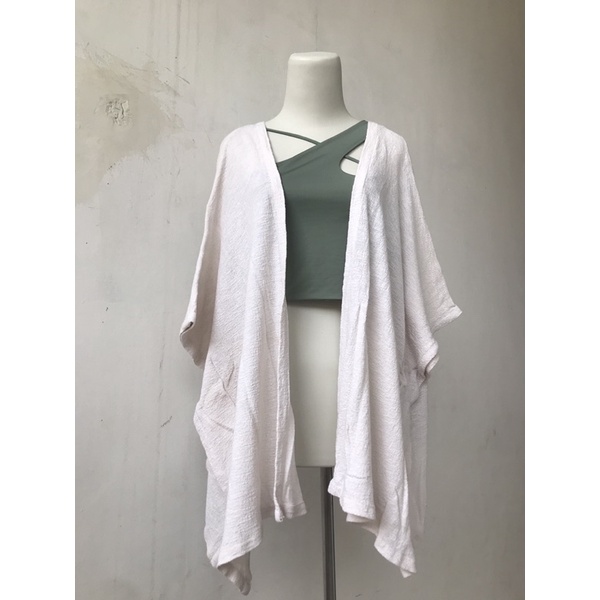 one set crop tank top & cardigan