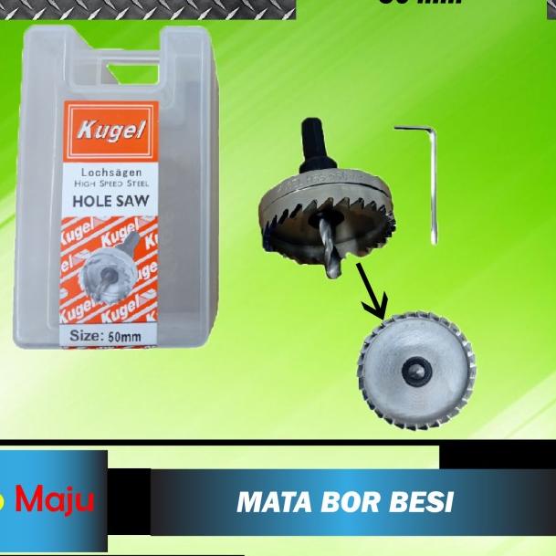 Hole Saw Besi 50mm / HoleSaw Besi 50mm / Mata Bor Besi 50mm KUGEL
