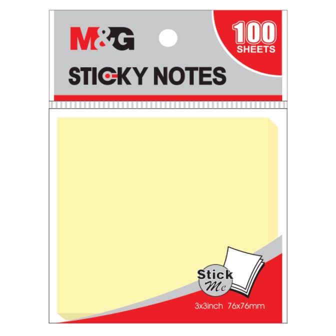 Memo tempel / Sticky Note Polos 1color 100sheets