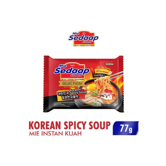 

Sedaap Mie Instant Korean Spicy Soup 77 g