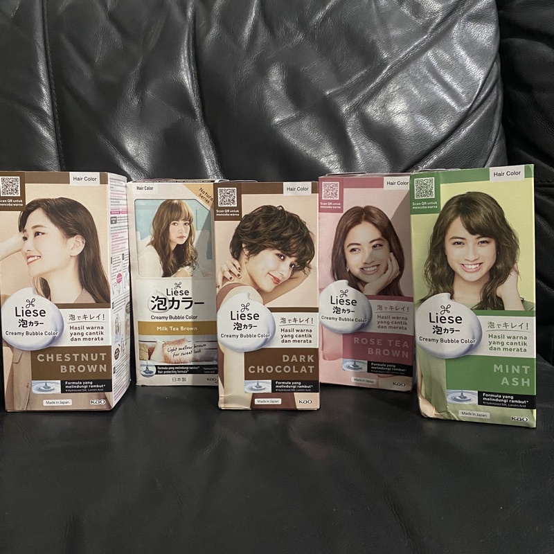 Jual Liese Creamy Bubble Color KAO Cat Pewarna Rambut Shampoo Pewarna