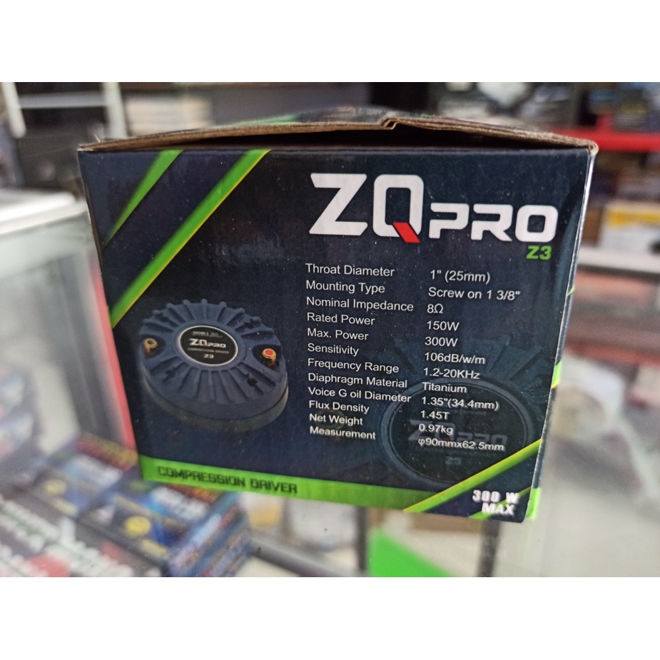 DRIVER TWEETER ZQPRO 300W 1.35INCH MURAH JERNIH