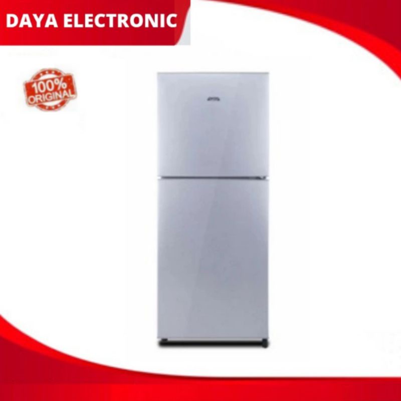 KULKAS AQUA 2 PINTU AQR D251 SILVER