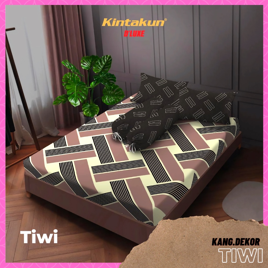 SPREI KINTAKUN DLUXE MOTIF TIWI 160x200 NO 2 QUEEN SEPREI CANTIK MURAH MOTIF TERBARU SEPRAI KAMAR TIDUR D’LUXE SEPREI AESTHETIC D LUXE KINTAKUN SEPRAI CANTIK SEPRE DLUXE PROMO ANTI LUNTUR MOTIF PLUS SARUNG BANTAL SPREI DEWASA ALAS KASUR SPREI ADEM