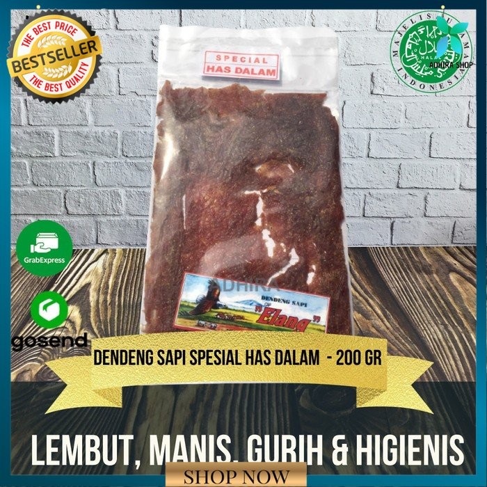 

Dendeng Sapi Spesial Has Dalam Cap Elang Asli Original 200 gr