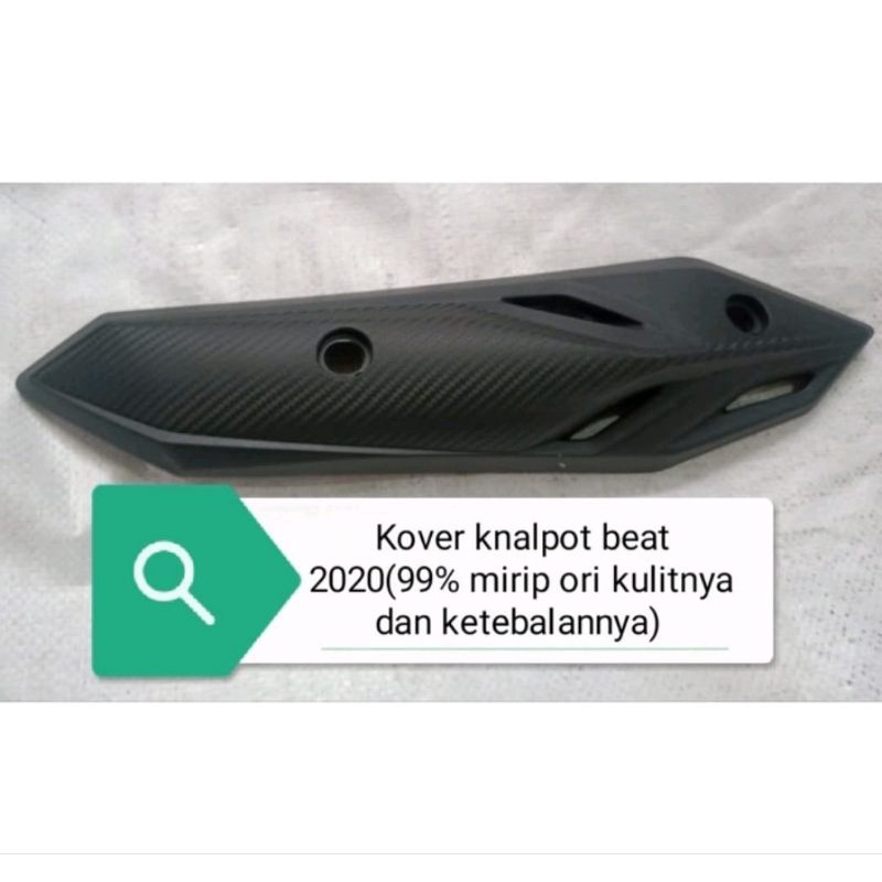 TUTUP COVER TAMENG KNALPOT BEAT LED 2020 / TUTUP KNALPOT BEAT 2020 CKD