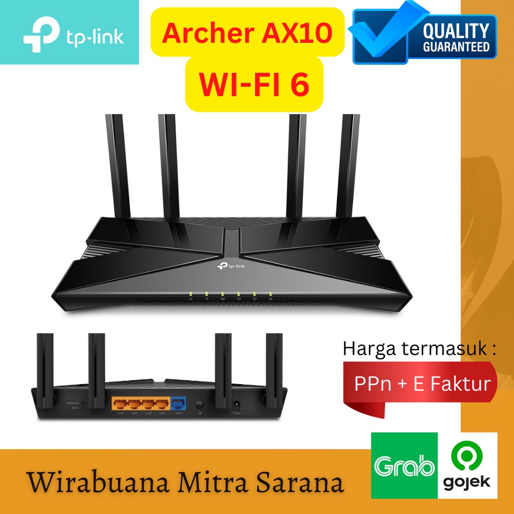 TPLINK AX10 AX1500 WiFi 6 Router