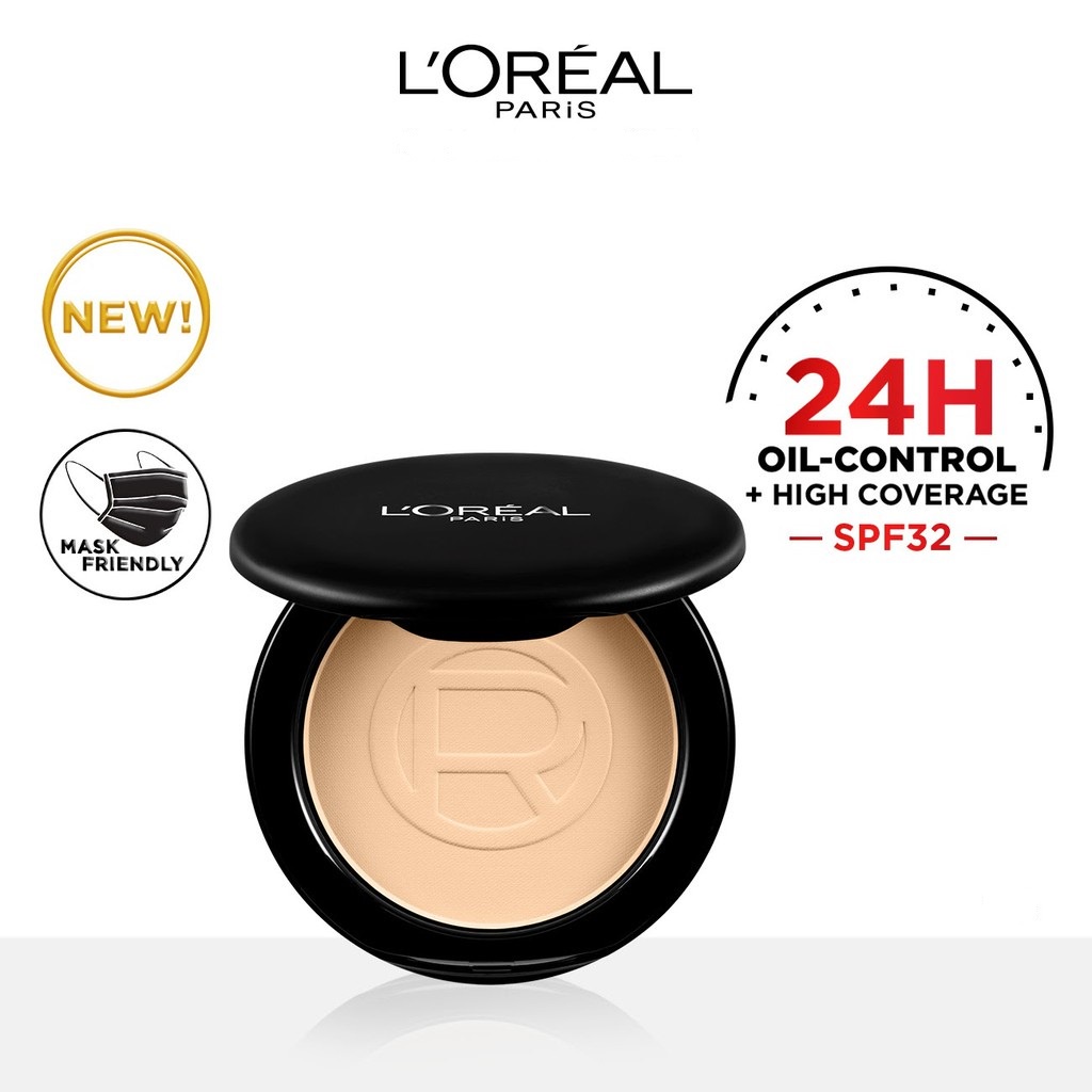 ❤ MEMEY ❤ LOREAL Infallible Oil Killer High Coverage Powder Spf 32 Pa+++