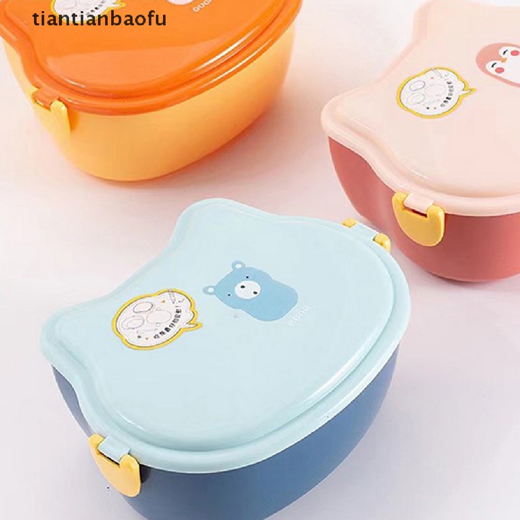 Kotak Makan Siang Bento Dua Lapis Untuk Anak-Anak