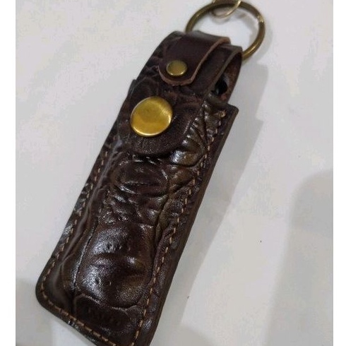 casing korek api kulit motif buaya