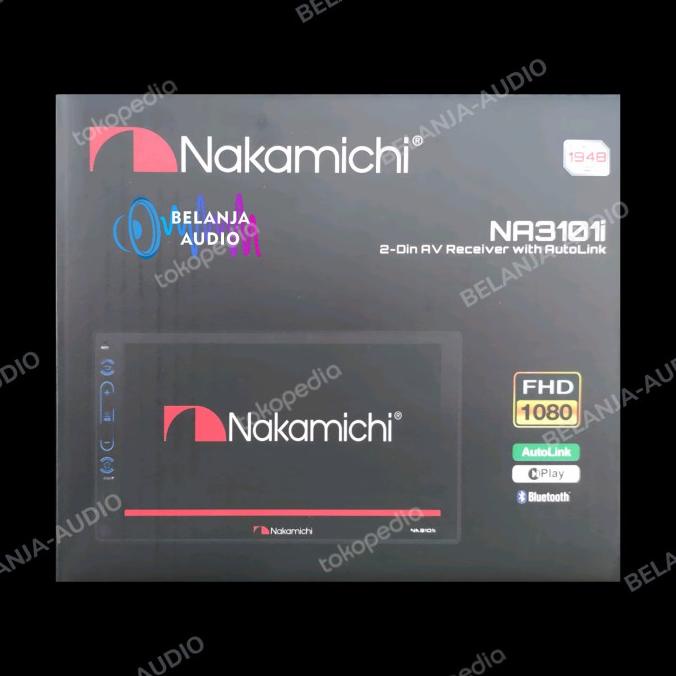 Head unit double din deckles nakamichi NA3101i