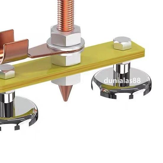 Klem Tang Las Magnet Double utk Kabel Masa Mesin Travo Las Listrik - Tanpa Skun