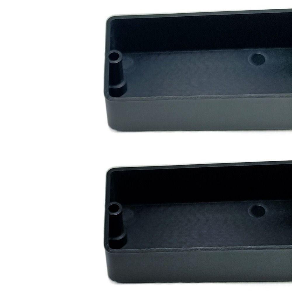 Nanas 2 Pcs Plastik Matte Cover Baru Bagian Gitar Listrik Disegel Humbucker Pickup Cartridge Cover